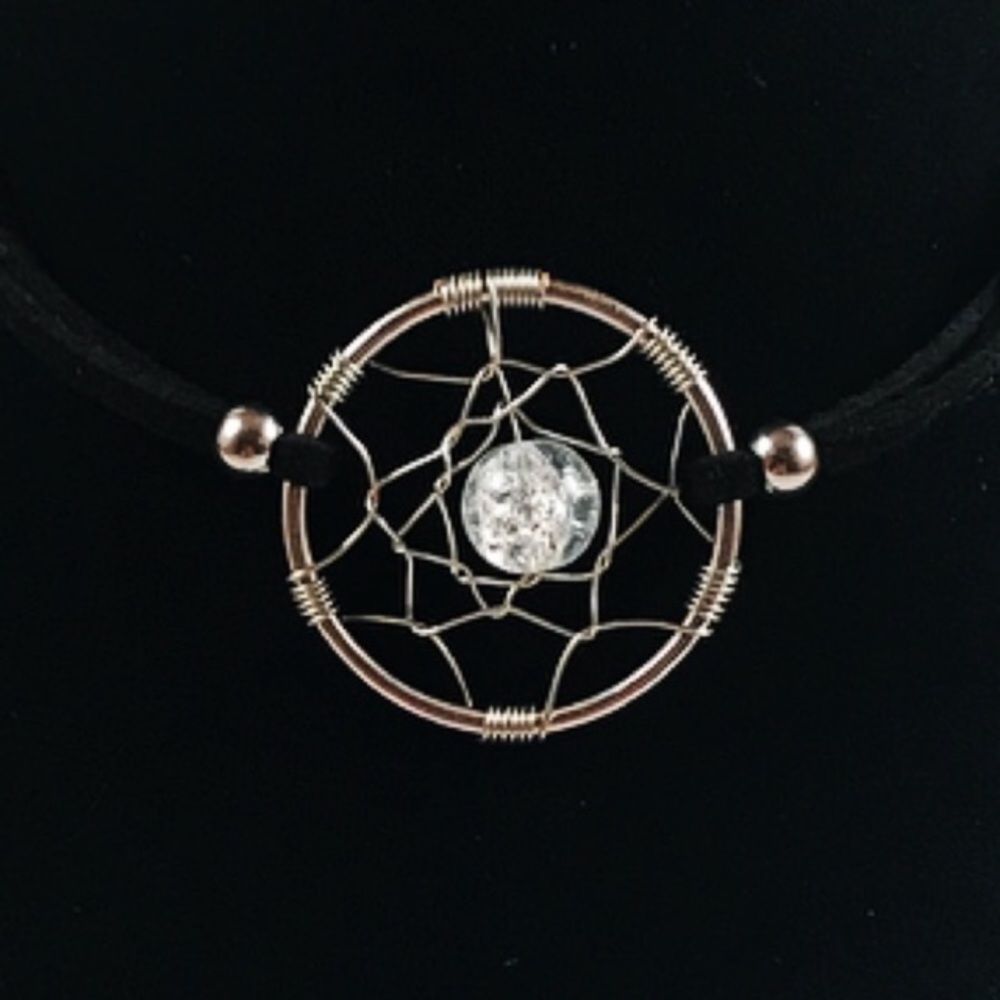 Dream catcher crystal choker necklace - Picture 8 of 9